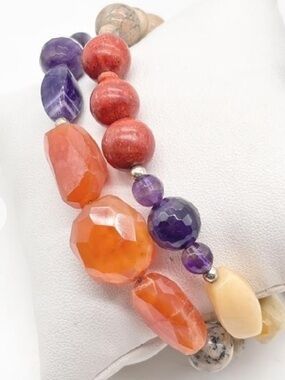 Barse Studio Gemstone double strand bracelet